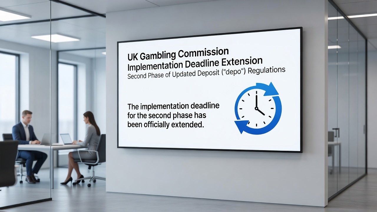 Casino cashier counter with currency exchange signs and AML compliance posters, highlighting money service operations in UK venues