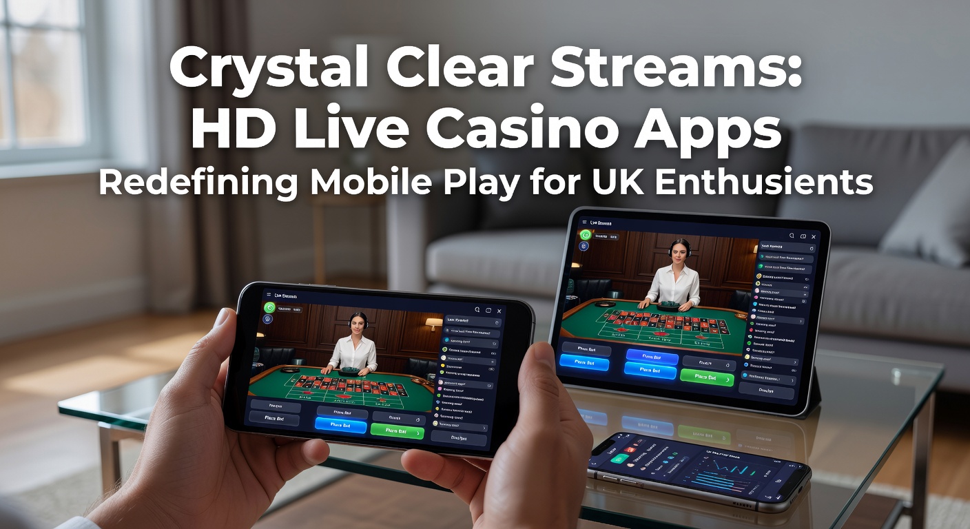 Smartphone screen displaying a live blackjack table with crystal-clear HD video stream, dealer smiling and cards sharply visible in high definition