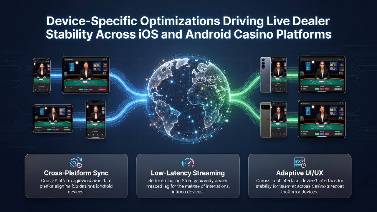 Android and iOS optimization techniques for live dealer casino stability